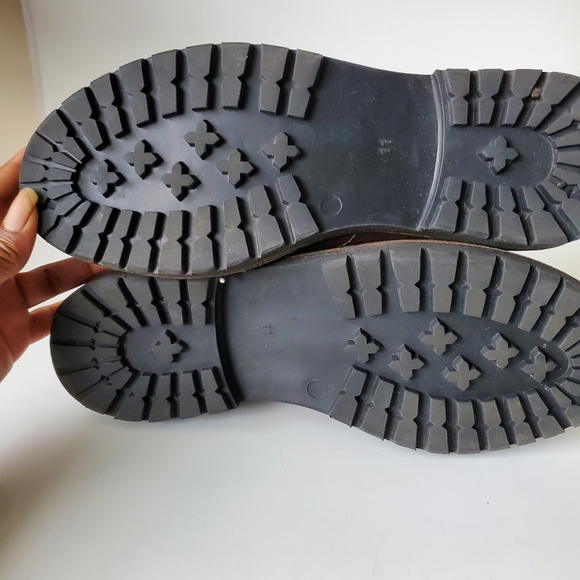 Roan Dino Mens Brown Leather Distressed Lace up Size 11 Boots - Picture 9 of 12